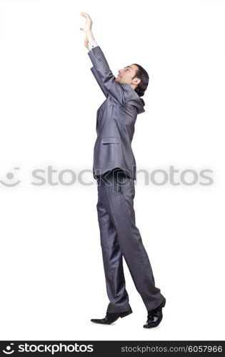 Businessman posing for conceptual photo