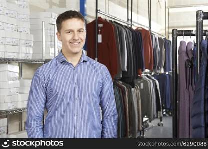 Businessman Running On Line Fashion Business