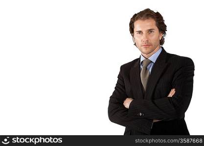 Businessman Standing with Arms Folded