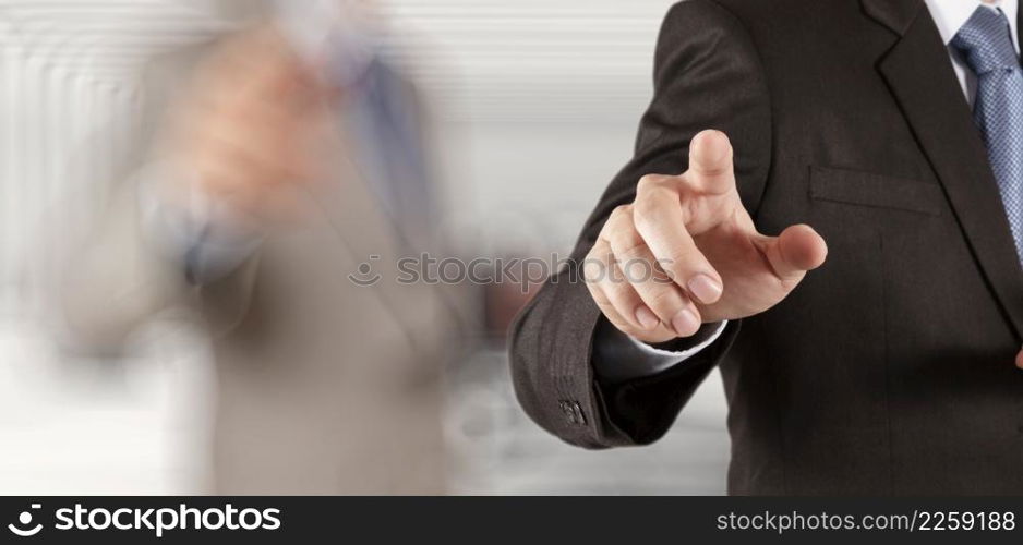 businessman success working with his team as concept