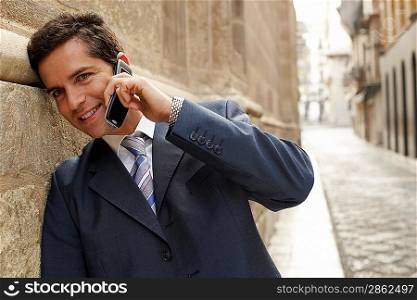 Businessman Telephoning