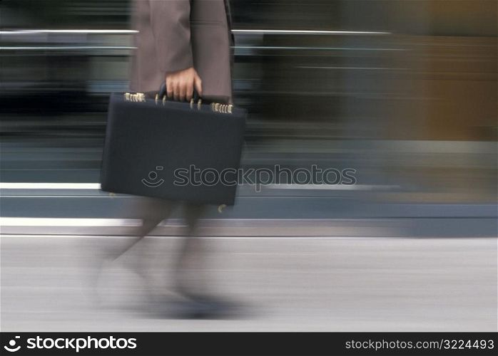 Businessman Walking to Work