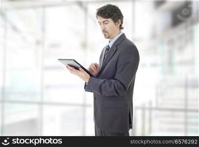 businessman with a tablet pc, at the office