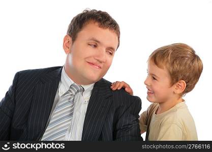 businessman with child