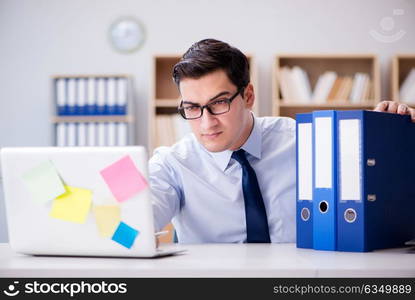 Businessman working in the office