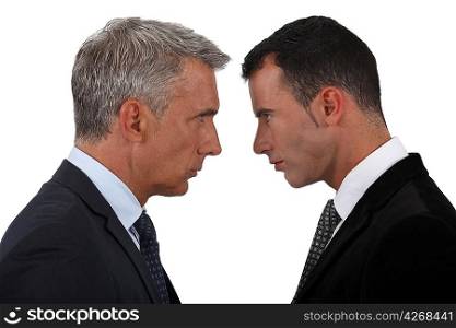 businessmen having a quarrel