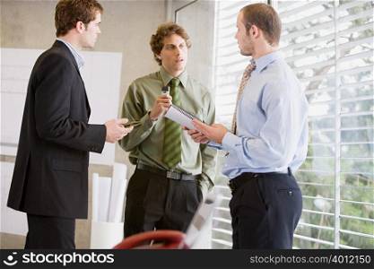 Businessmen having discussion