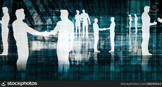 Businessmen Shaking Hands as a Business Presentation Background. Businessmen Shaking Hands