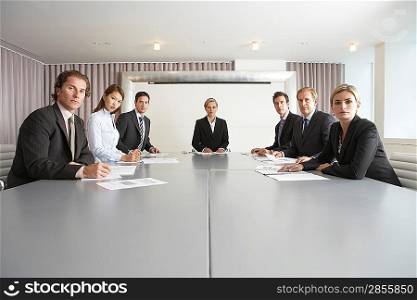 Businesspeople at Conference Table
