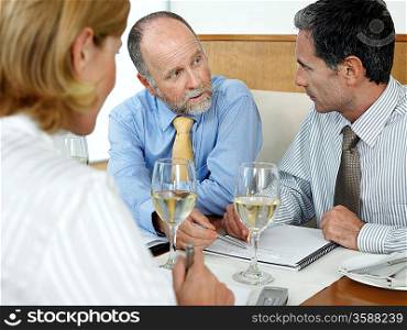 Businesspeople at Restaurant