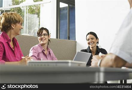 Businesspeople in a meeting