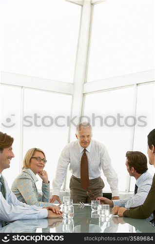 Businesspeople in conference meeting