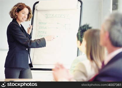 Businesspeople in meeting