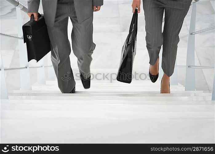 Businesspeople on Stairs