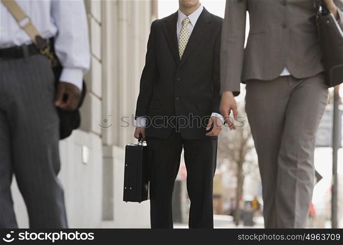 Businesspeople walking