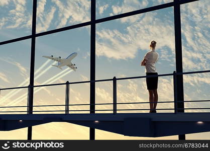 Businesswoman at airport