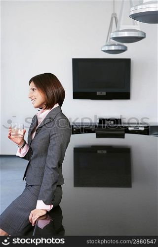 Businesswoman in Conference Room