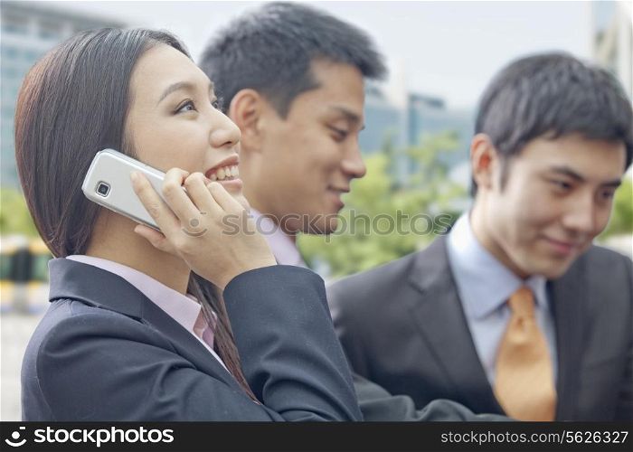 Businesswoman on the Phone