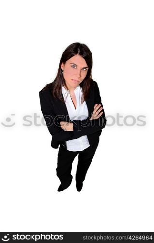 businesswoman posing