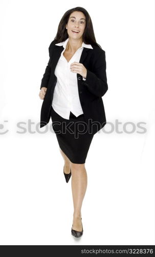 Businesswoman Running