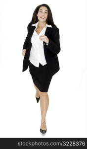 Businesswoman Running