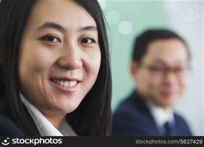 Businesswoman Smiling at Camera