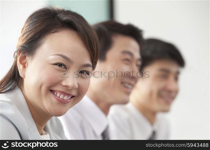 Businesswoman Smiling At Camera