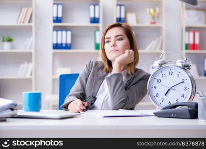 Businesswoman working in the office