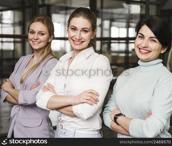 businesswomen indoors