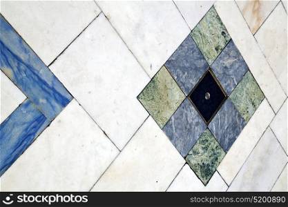 busto arsizio street lombardy italy varese abstract pavement of a curch and marble