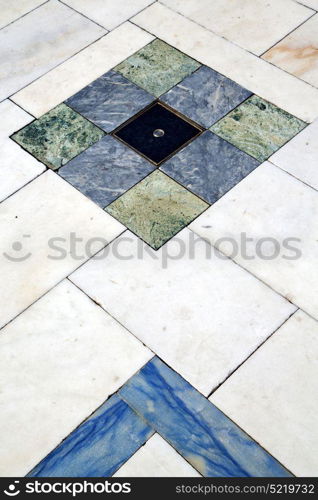 busto arsizio street lombardy italy varese abstract pavement of a curch and marble