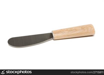 Butter knife on a white background
