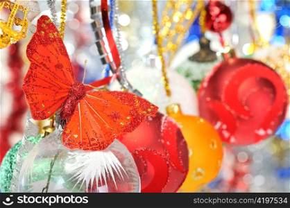 butterfly christmas decorations