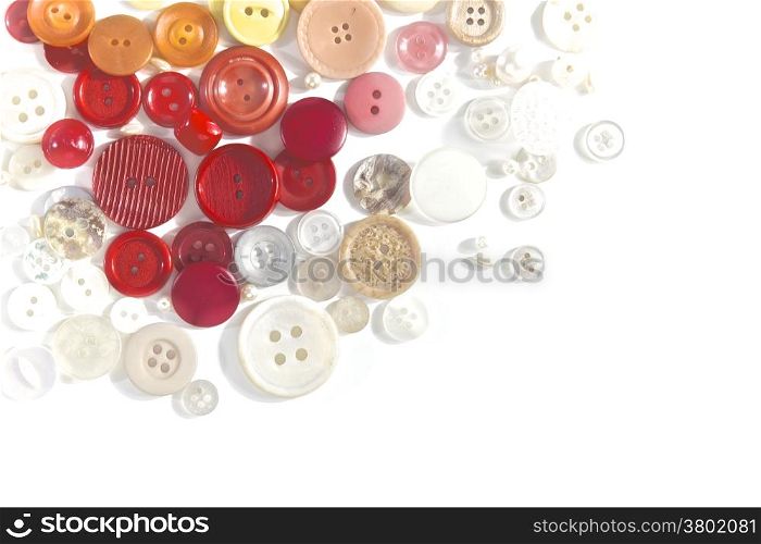 Buttons - isolated on a white background