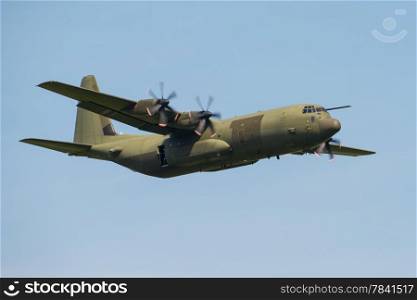 C130 Hercules transport aircraft.