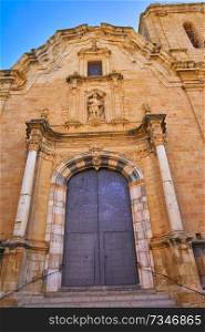 Cabanes village church of Castellon in Spain