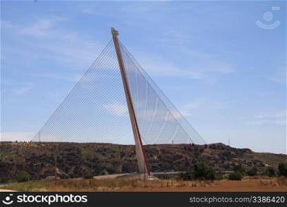 Cable-stayed bridge Talavera de la Reina, Spain