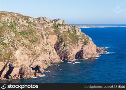 Cabo da Roca (Cape Roca) is a cape which forms the westernmost extent of mainland Portugal and continental Europe