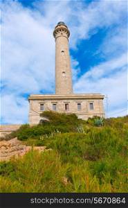 Cabo de Palos lighthouse near Manga Mar Menor Murcia at Spain