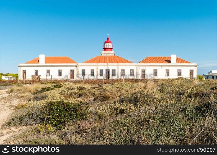 Cabo do Sardao lighthouse in Cabo do Sardao Alentejo Portugal