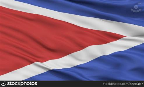 Cabo Rojo City Flag, Country Puerto Rico, Closeup View. Cabo Rojo City Flag, Puerto Rico, Closeup View