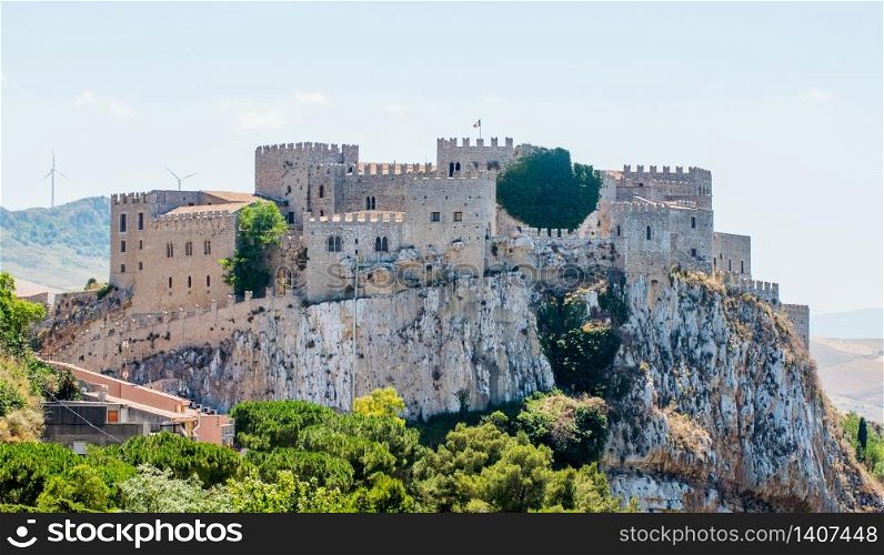 Caccamo medieval castle, near Palermo, Sicily