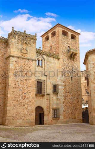Caceres Concatedral Santa Maria church in Spain Extremadura