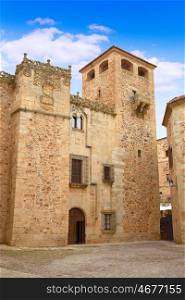 Caceres Concatedral Santa Maria church in Spain Extremadura