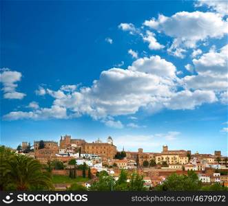 Caceres skyline in Extremadura of Spain by Via de la Plata way