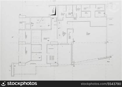 cad paper drawing design architecture concept