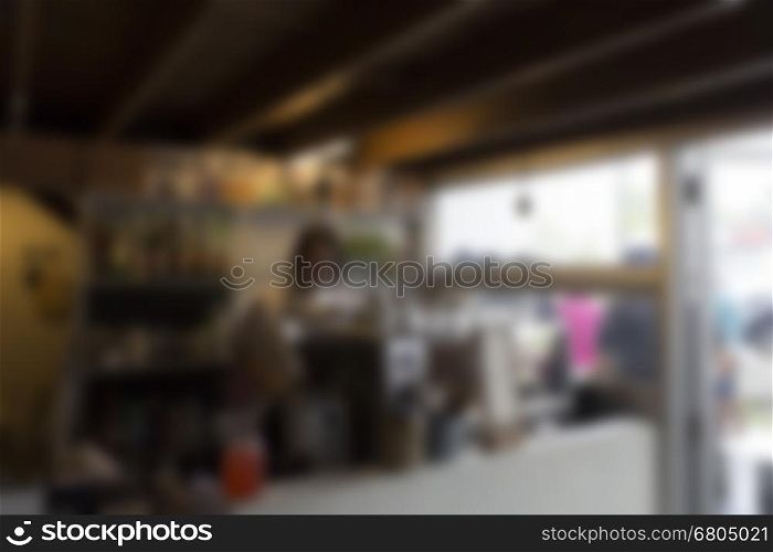 cafe coffee shop, defocused blur background