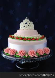 Cake for the Princess of marzipan