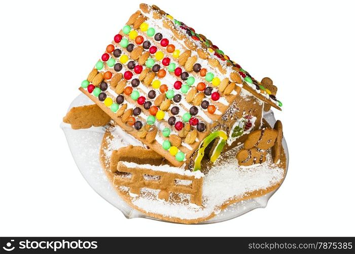 cake house isolated on a white background