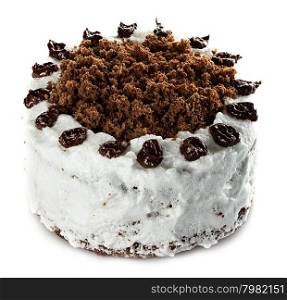 Cake isolated on white background